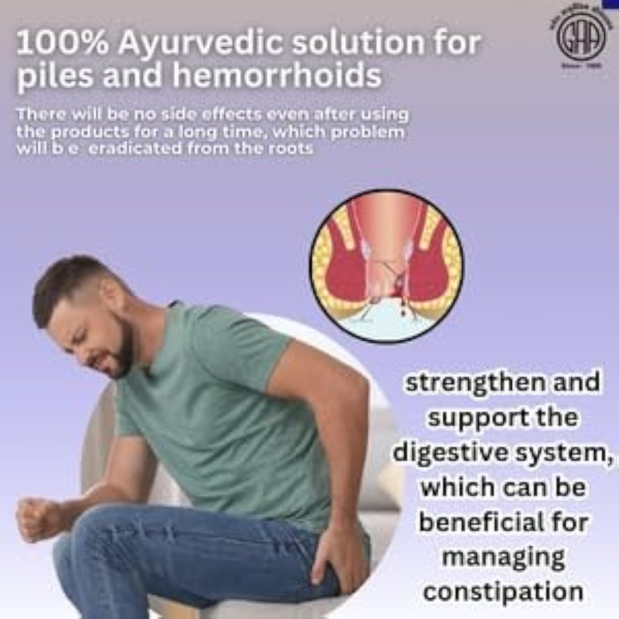 Ganesh Ayurvedic Aushadhalaya Piles Capsules, 60 Capsules